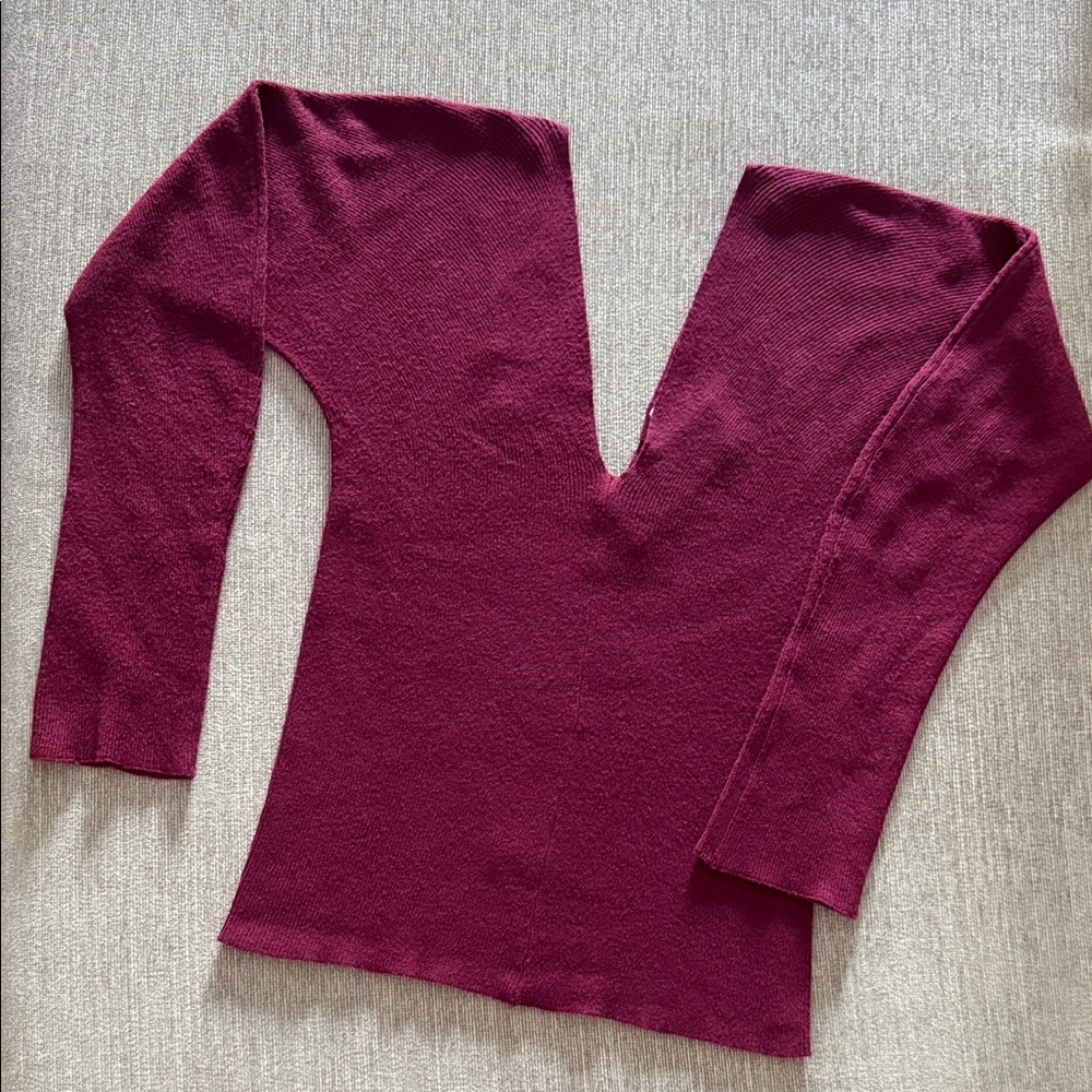 Elegant Burgundy Women's Crop Top